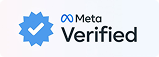 Selo Meta Verified com ícone de verificação azul